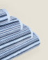 Striped cotton towel