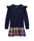 Фото #1 товара Платье Ralph Lauren MadrasSkirt Fleece