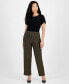 ფოტო #3 პროდუქტის Petite Pull-On Wide-Leg Knit Pants