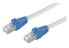 Фото #2 товара ShiverPeaks BS08-27016 - 0.5 m - Cat6a - S/FTP (S-STP) - RJ-45 - RJ-45 - White