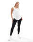 ASOS 4505 Maternity Icon seamless rib gym legging in black