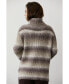 Фото #3 товара Women's Ariana Multi Colored Wool-Blend Turtleneck Sweater