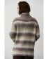 ფოტო #3 პროდუქტის Women's Ariana Multi Colored Wool-Blend Turtleneck Sweater