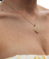 ფოტო #4 პროდუქტის Gold-Tone or Silver-Tone Cubic Zirconia Detail Flower Ophelia Pendant Necklace