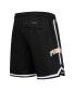 Men's Black Phoenix Suns Washed Neon Shorts