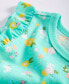 ფოტო #3 პროდუქტის Baby Girls Floral-Print Flutter-Sleeve T-Shirt, Created for Macy's