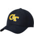 Men's Navy Georgia Tech Yellow Jackets Primary Logo Staple Adjustable Hat - фото #2