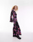 Фото #4 товара Topshop Lea column maxi dress in floral