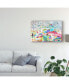 Фото #3 товара Karen Fields Abstract Clouds Canvas Art - 37" x 49"