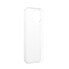 Sztywne etui z elastyczną ramką do iPhone 12 Pro Max Frosted Glass Case biały