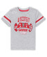 ფოტო #1 პროდუქტის Toddler Boys and Girls Heather Gray Wisconsin Badgers Gamer T-shirt