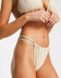 Ivory Rose Fuller Bust double strap bikini brief in gold shimmer Золотое Мерцание, US 10 - фото #8