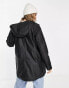 Фото #4 товара Vero Moda hooded rain jacket in black