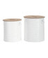 Фото #2 товара Farmhouse Storage Stool, Set of 2