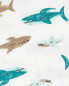Фото #15 товара Набор белья для малышей Carterʻs "Акула" 2 шт.