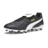 Puma King Top Firm GroundArtificial Ground Soccer Cleats Mens Black Sneakers Ath