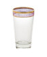 Фото #4 товара Melania Collection Multicolor Highball Glasses, Set of 6