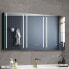 Фото #2 товара Double Door LED Bathroom Medicine Cabinet