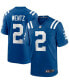 Фото #1 товара Men's Carson Wentz Royal Indianapolis Colts Game Jersey