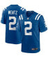 Men's Carson Wentz Royal Indianapolis Colts Game Jersey