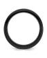 ფოტო #2 პროდუქტის Stainless Steel Brushed Black IP-plated with CZ Band Ring