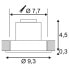 Einbaustrahler New Tria