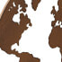 Decorative Figure DKD Home Decor World Map Black Copper White 40 x 1 x 40 cm (3 Pieces)