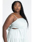 Фото #2 товара Plus Size Tiered Maxi Dress