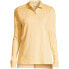 ფოტო #5 პროდუქტის Women's School Uniform Long Sleeve Interlock Polo Shirt
