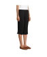 Фото #9 товара Plus Size Sport Knit High Rise Elastic Waist Pull On Capri Pants