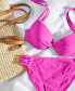 Фото #5 товара Juniors' Strappy Underwire Push-Up Bikini Top, Created for Macy's