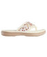 ფოტო #2 პროდუქტის Women's Georgie Floral Print Thong Slippers