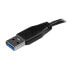 Фото #6 товара StarTech.com Slim Micro USB 3.0 Cable - M/M - 0.5m (20in) - 0.5 m - USB A - Micro-USB B - USB 3.2 Gen 1 (3.1 Gen 1) - Male/Male - Black