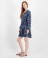 Фото #3 товара Платье Tommy Hilfiger женское с рюшами и цветочным принтом