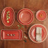 Фото #4 товара Плоская тарелка Ariane Terra Керамика Красная Ø 29 см (6 штук)