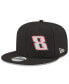 ფოტო #1 პროდუქტის Men's Black Kyle Busch 9FIFTY Flawless Adjustable Hat