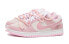 【定制球鞋】 Nike Dunk Low Pink Foam 礼物 字母 解构 高街 低帮 板鞋 女款 粉色 / Кроссовки Nike Dunk Low DV3054-600