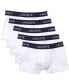 ფოტო #1 პროდუქტის Men's 5pk. Regular-Fit Stretch Logo Band Trunk Underwear