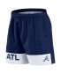 Men's Navy Atlanta Braves Elements Swim Shorts