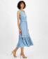 Women's Smocked Sleeveless Tiered Midi Dress