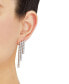 Cubic Zirconia Drop Earrings in Sterling Silver
