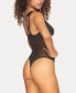 ფოტო #2 პროდუქტის Women's Covet Sequins Lingerie Bodysuit