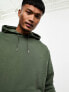 ASOS DESIGN oversized hoodie 2 pack in black/green