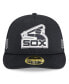 Фото #2 товара Men's Black Chicago White Sox 2024 Clubhouse Low Profile 59FIFTY Fitted Hat