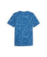 ფოტო #3 პროდუქტის Men's Blue Manchester City FtblCore Allover Print T-shirt