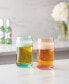 Фото #3 товара Colorful Ombre Beer Can Glasses, Set of 2