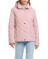 Фото #1 товара Women's Hooded Quilted Water-Resistant Jacket