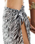 Brave Soul sarong in zebra print