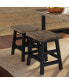 Pomona - Reclaimed Wood 20"H Barstool with Metal Legs