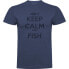 Фото #1 товара KRUSKIS Keep Calm And Fish short sleeve T-shirt